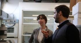 Artur Pinto and Jean Anne Incorvia during one of Incorvia’s visits to Portugal.