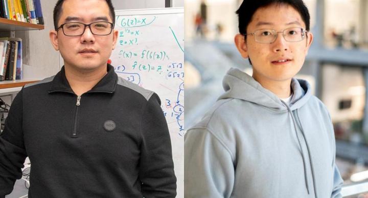 Photo of Atlas Wang and Peihao Wang